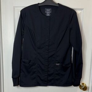 Cherokee Women's Scrub Jacket in Black